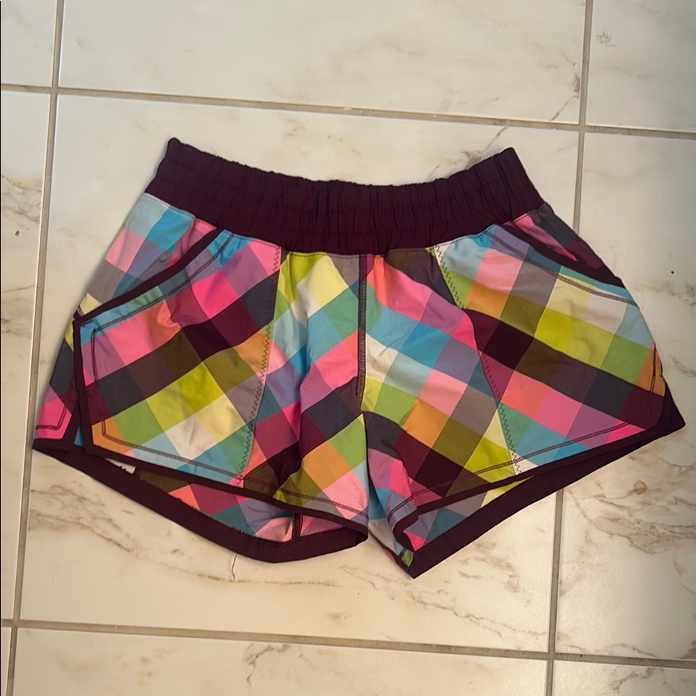 Lululemon Athletica Purple Tracker Athletic Shorts